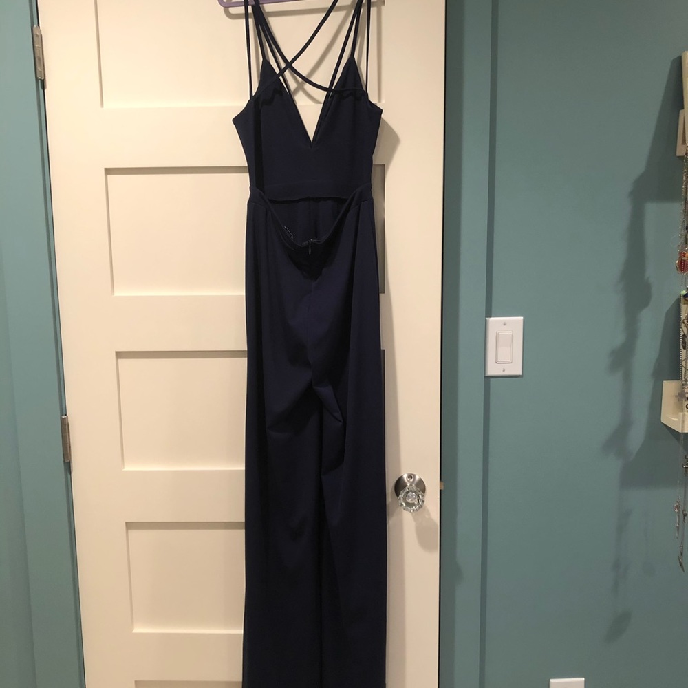 Navy Blue Jumpsuit